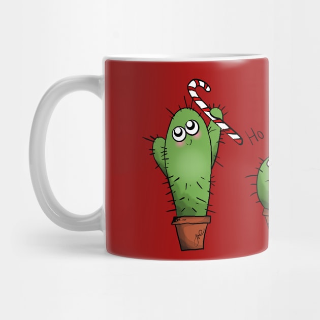 Cacti familly ready for christmas by PolygoneMaste